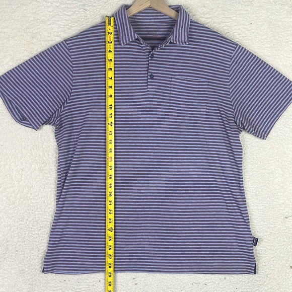 Patagonia Men’s Squeaky Clean Polo Shirt Blue Size Large - Picture 5 of 9